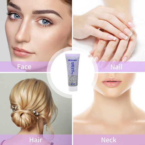 Gel Cosmético Con Purpurina Facial Con Lentejuelas Para Rost