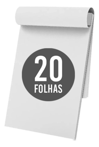 Bloco De Folhas P/ Flip Chart Cavaletes De Pintura 20 Folhas