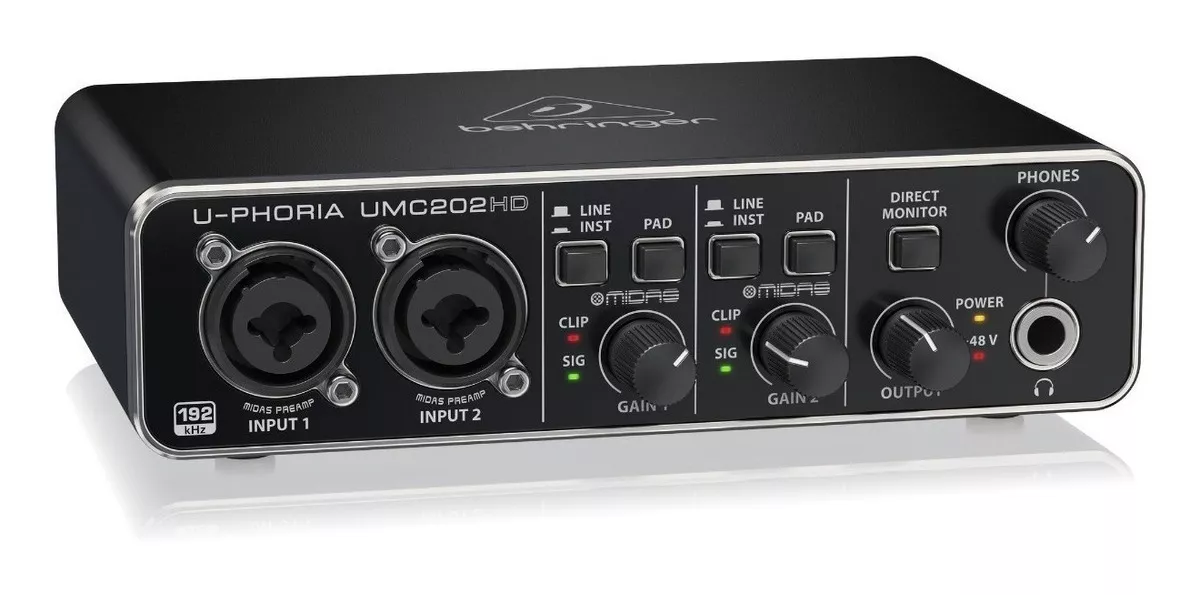 Terceira imagem para pesquisa de behringer umc202hd