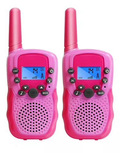 3 Piezas Walkie Talkie Niños Con 8 Canales Vox De 3 Millas