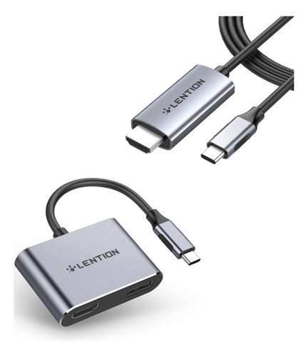 Lention Adaptador Usb C Hdmi Displayport 4k @ 60hz Cable 2.0