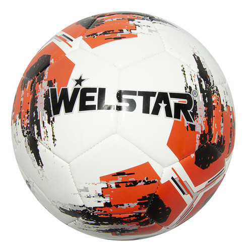 Pelota Welstar Champion N°5 Blanco Naranja