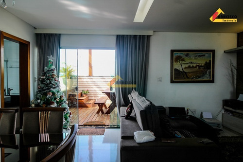 Imagem 12 de 27 de Apartamento Cobertura À Venda, 3 Quartos, 1 Suíte, 2 Vagas, Manoel Valinhas - Divinópolis/mg - 45121