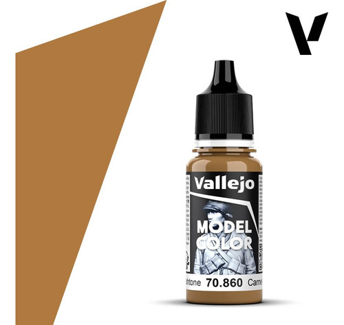 Tinta Vallejo Model Color Pele Medium Fleshtone 70.860 17 Ml
