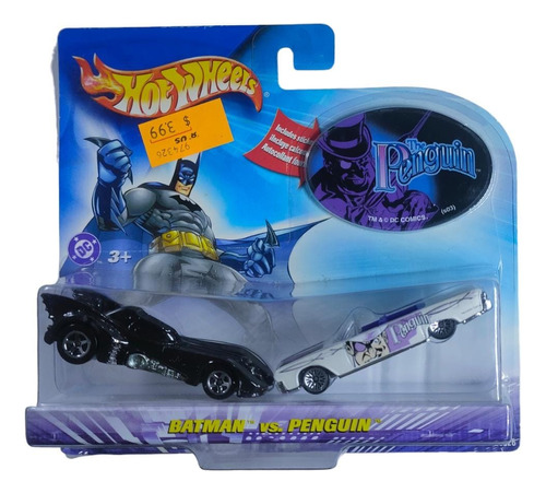 Hot Wheels Batman Set 2 Batmobile Vs The Penguin 2003