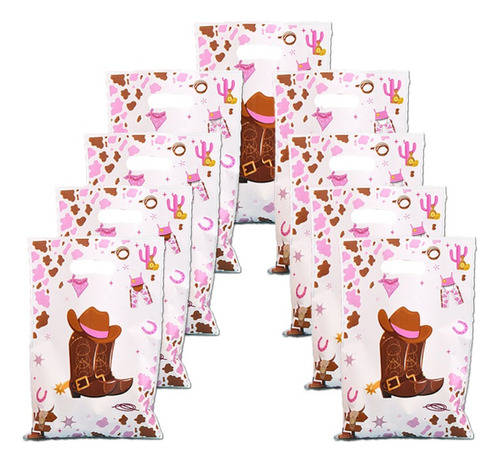 Bolsa De Dulces Chica Cowboy Para Fiesta De Cumpleaños 30pcs
