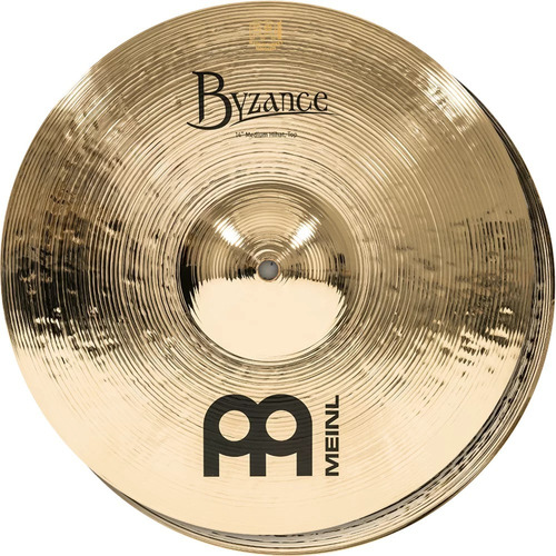 Imagen 2 de 5 de Platillo Meinl Byzance 14 Medium Hihat Par B14mhb