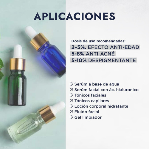 Imagen 8 de 10 de Niacinamida Niacina Cosmetico Facial Vitamina B3 Pura 250g