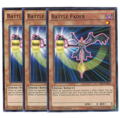 Yugioh 3x Battle Fader Comun 1st Sr01-en021