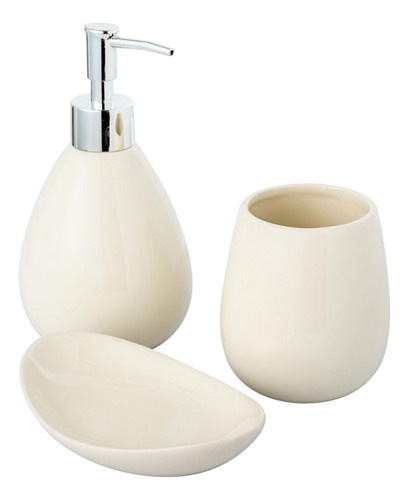 Set Baño Ivory Just Home Collection
