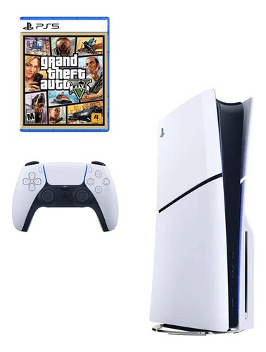 Playstation 5 Ps5 Slim Versión Disco Gta V 1tb 