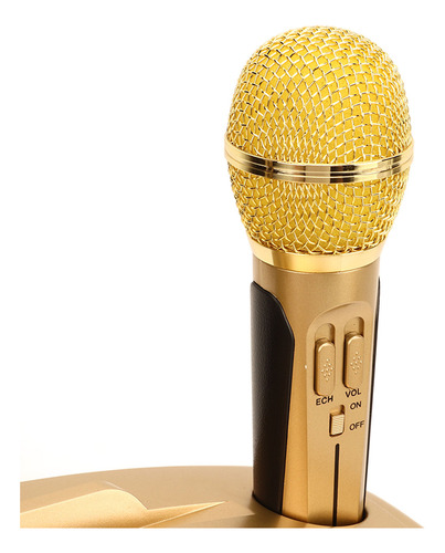 Micrófono Con Altavoz Portátil Karaoke Machine 2 Inalámbrico