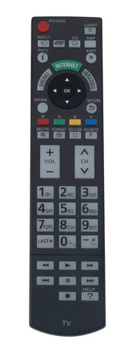 Mando Distancia Repuesto Para Panasonic Tv Tc-p55st50