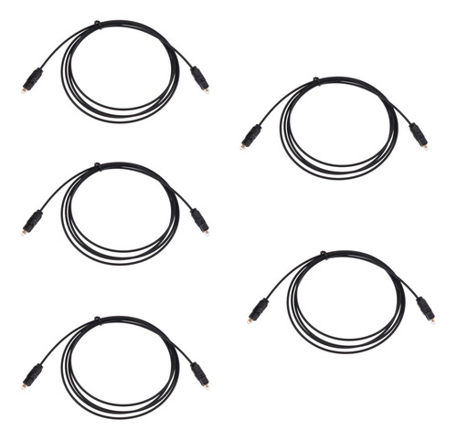 Imagen 1 de 5 de Cable De Audio Digital 5x Tos Fibra Óptica Od2.2 Para
