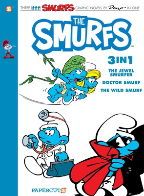 Libro Smurfs 3-in-1 #7: Collecting The Jewel Smurfer, Doc...