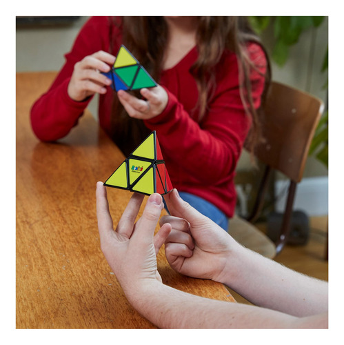 Puzzle Rubik's Pyramid Pocket Con Forma Triangular Del Mismo