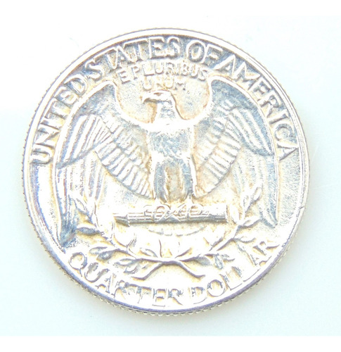 Moneda De Plata Quarter Dollar 1964 (Usado)