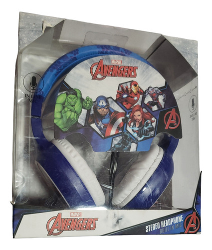 Audífonos Estereo Sakar Marvel Avengers In Line Mic