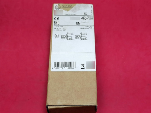 Ifm O1d100 Sensor De Distancia 0-10 M Laser