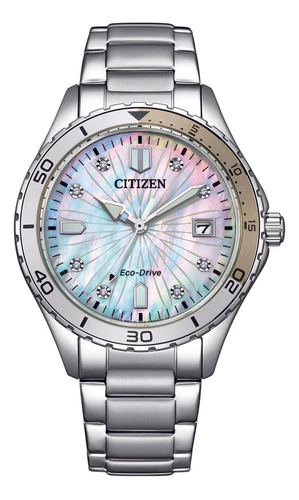 Reloj Citizen Fe617088d Para Mujer Eco Drive Analogico