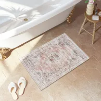 Comprar Alfombras De Baño Boho, Alfombra De Baño Rosa De Granja De