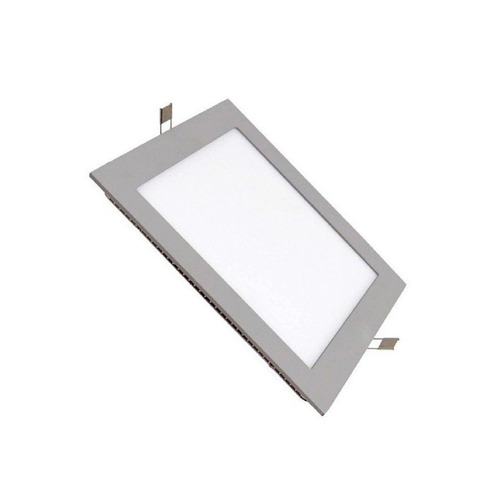 Lampara Led 15w Empotrable Cuadrada Luz Amarilla 8'' Hammer 