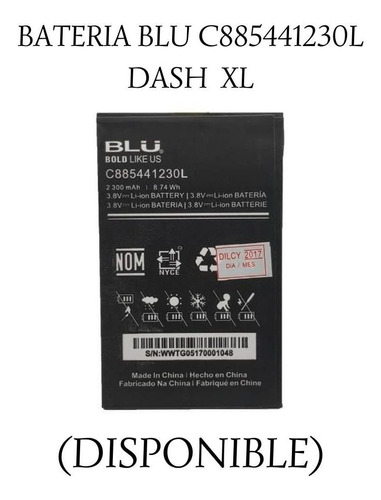 Batería Blu Dash Xl C885441230l.