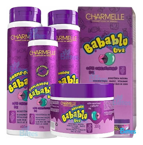 10 Kits Babablu Uva Cheirinho De Uva Charmele Revenda