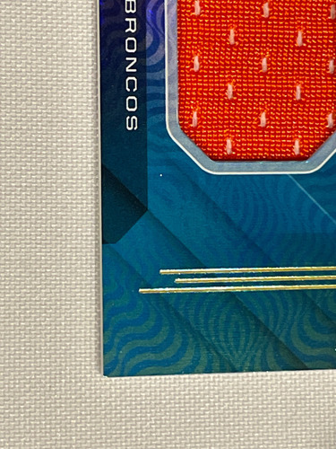 John Elway Game Used Jersey Card Panini Illusions 2020 Inser (Usado)
