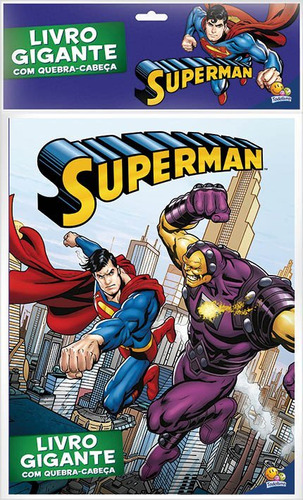 Superman - Coleção Livro Gigante Com Quebra-cabeça, De Warner Bros. Consumer Products Inc.. Editora Todolivro, Capa Dura Em Português