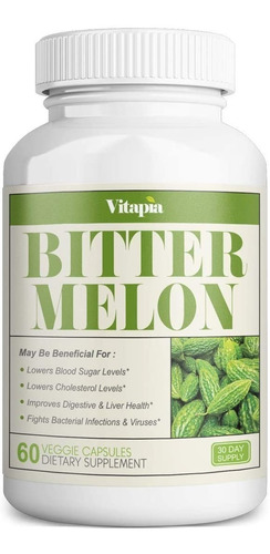 Melon Amargo 60cps Vitapia - Unidad a $3850