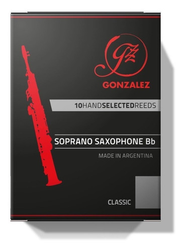 Cañas Para Saxo Soprano Gonzalez Classic