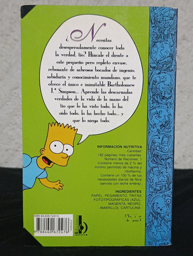 Guía Para La Vida (bart Simpson) - Groening, Matt (Usado)