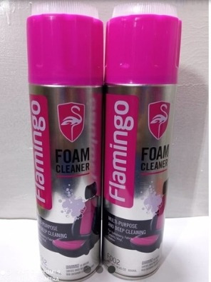 Limpia Tapicería Tela Y Cuero Pack De 2 Unidades Flamingo 
