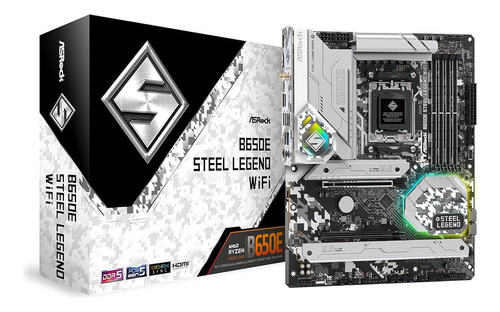 Asrock B650e Steel Legend Wifi Amd Ryzen Serie 7000 Compatib