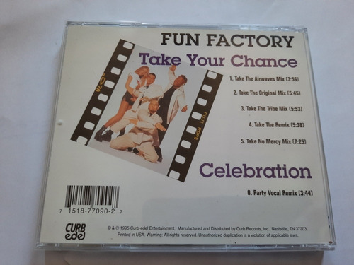 Fun Factory -take A Chance Remixes + Celebration / Cd Usa