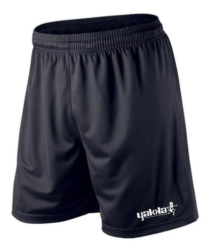 Short Deportivo Hombre Liso Negro Yakka