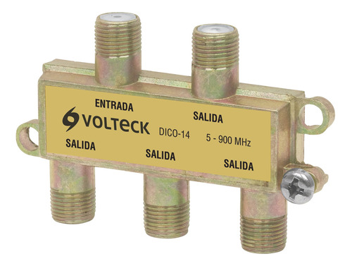 Divisor Coaxial 1 Entrada Y 4 Salidas 48477 10 Pzs