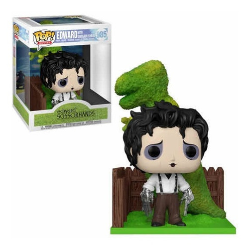 Edward Scissorhands With Dinosaur Shrub 985 Funko Pop Deluxe