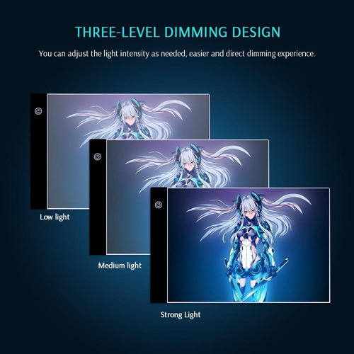Imagem 8 de 8 de A5 Led Tablet Desenho, Caixa De Almofada De Desenho, Placa D