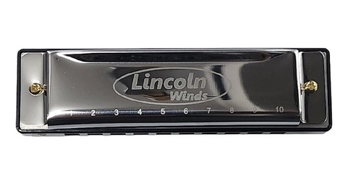 Armonica Lincoln Winds Hm03-10s Cromada En Do C Musicapilar