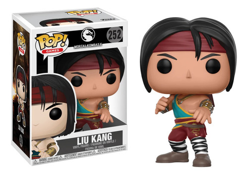 Funko Pop Liu Kang #252 Mortal Kombat Original Nuevo
