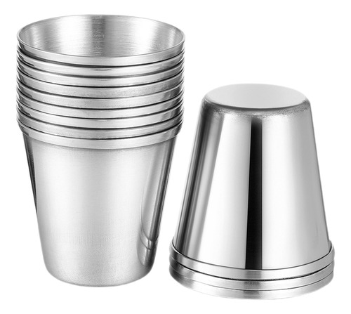 Juego De Vasos De Acero Inoxidable De 12 Piezas Para Bar Reu