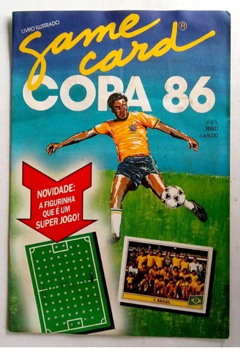 Álbum Game Card - Copa 86 - Ler Descrição - F(693)