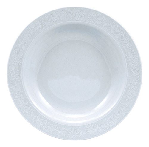 Prato Fundo 23cm Porcelana Schmidt Branco Itamaraty Noiva