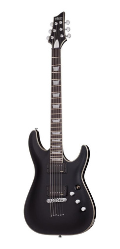 Imagen 1 de 4 de Guitarra eléctrica Schecter C-1 Platinum de caoba satin black satin con diapasón de ébano