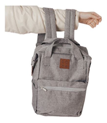 Mochila Rowa Liniers Cd Portanotebook Gris Tramada