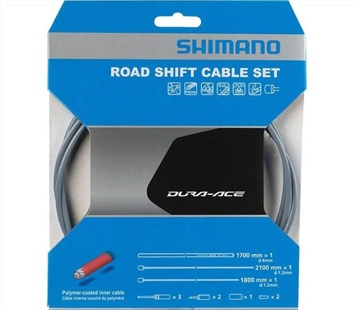 Guaya Shimano Dura Ace Cable Funda Cambio Bicicleta Ruta Kit