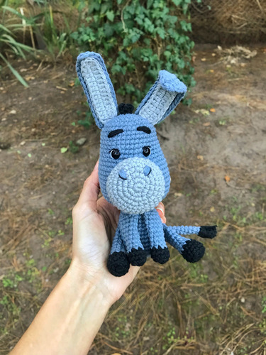 Jengi Y Burro Amigurumis Muñecos Tejidos Personajes De Shrek