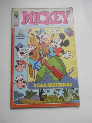 Gibi Mickey Nº 322 - Ed. Abril - 1979